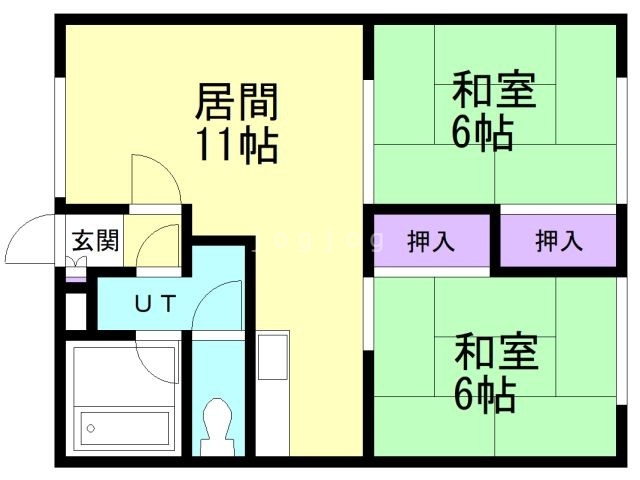 かなめマンションＢの間取り