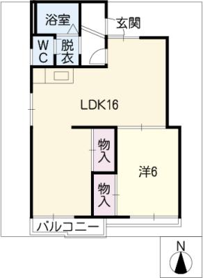 タウニィ清光の間取り