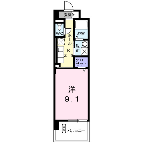 セントラル・ヴィラ・Ｍ＆Ｋの間取り