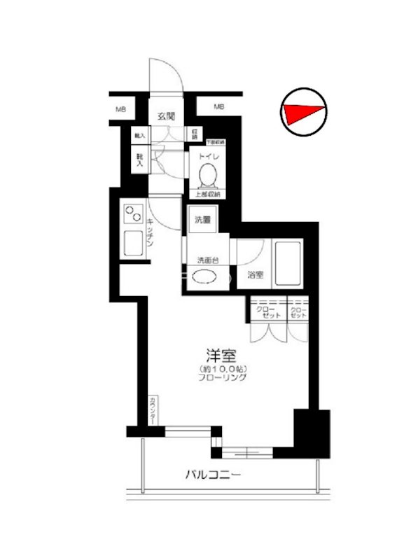 カルムインフォアームズ東京コアの間取り