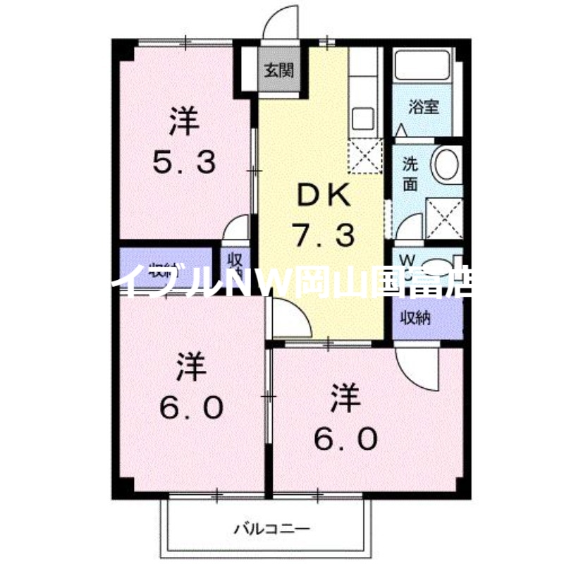 ハートランドＢの間取り