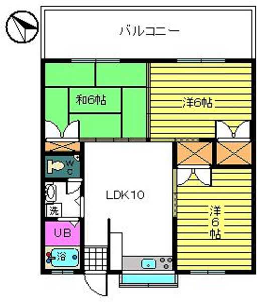 丸島アパートの間取り