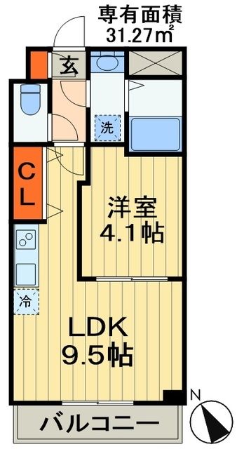 Relache新宿の間取り