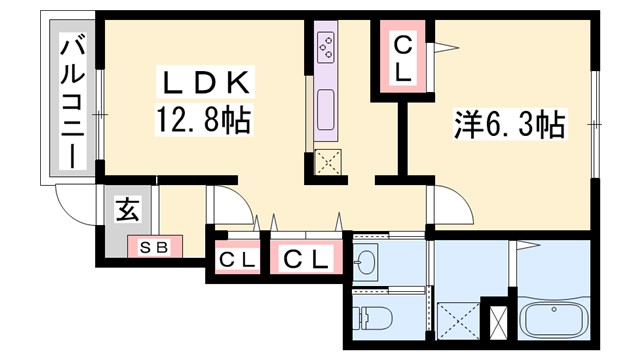 エクセルシアＣの間取り