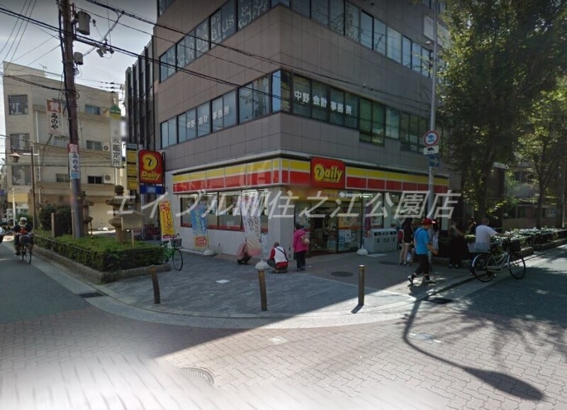 コンビニ　ニューヤマザキデイリーストア住吉大社駅前店（コンビニ）まで379m