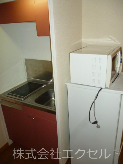 キッチン　コンロつきのキッチンです。