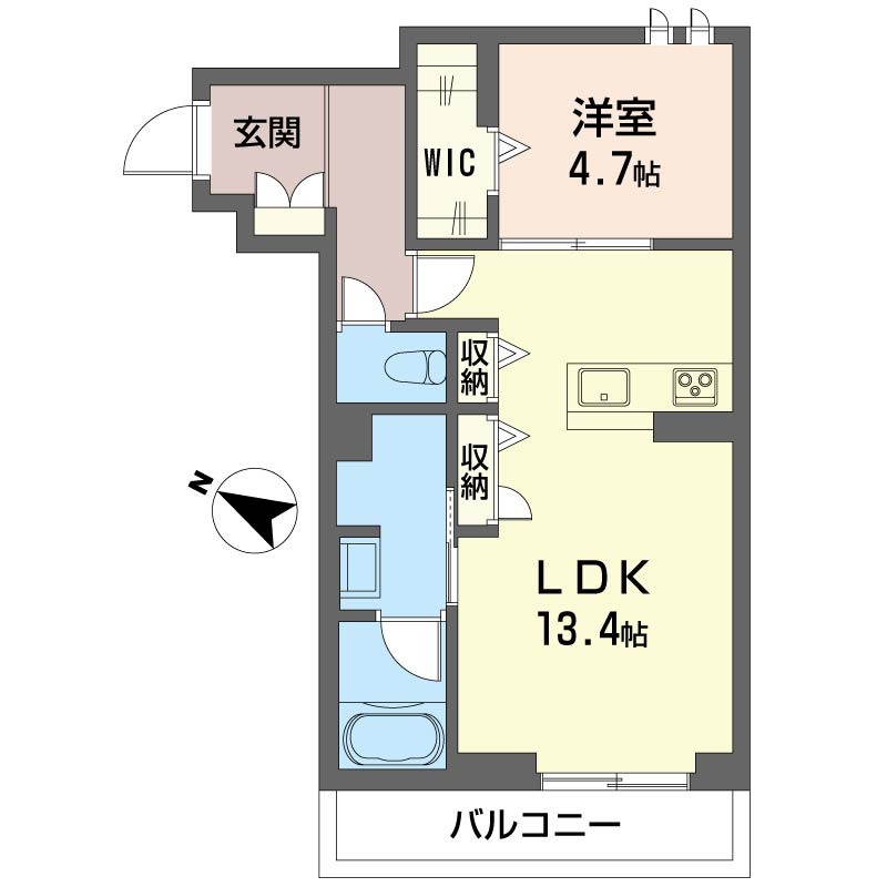 エクラージュの間取り