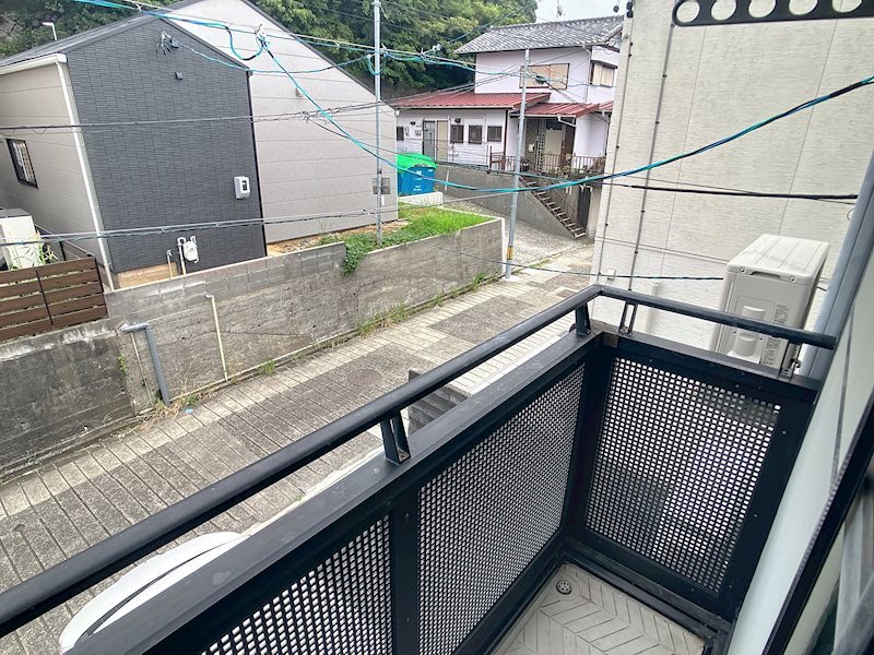 バルコニー　高台にあります