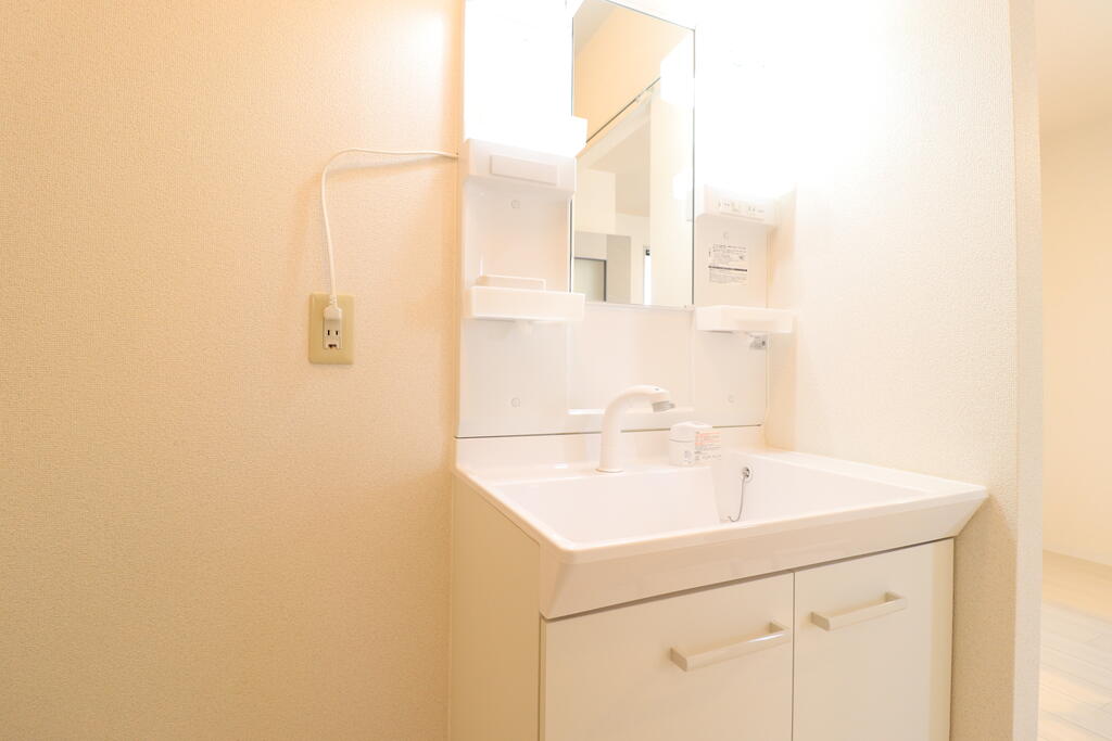 洗面設備　脱衣所です！