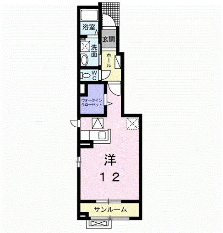 メゾン早坂の間取り