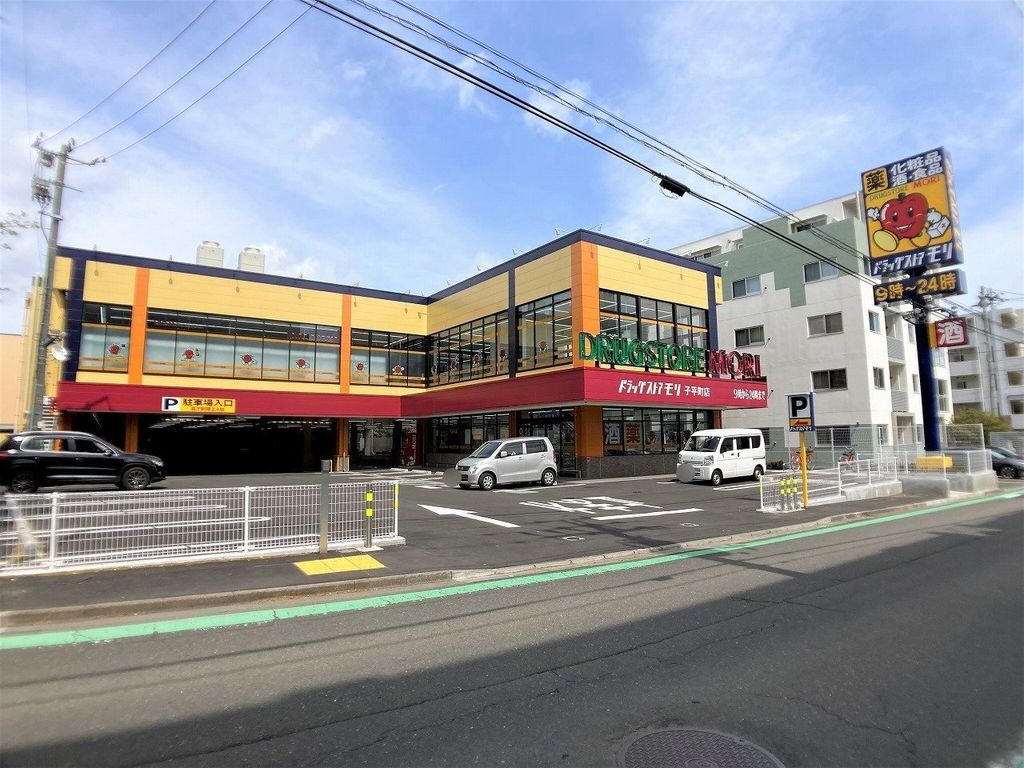 ドラックストア　ドラッグストアモリ子平町店（ドラッグストア）まで590m
