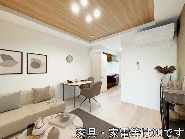 居室・リビング　家具？家電はＣＧです