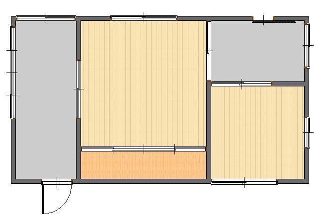 居室・リビング　作業場