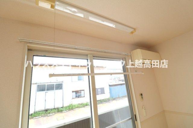 眺望　室内物干し