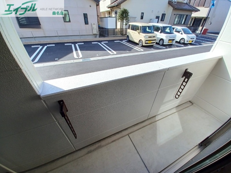 バルコニー　別部屋反転画像参考
