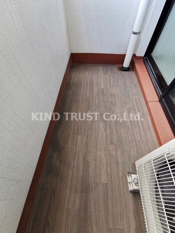 バルコニー　広々としたバルコニーです