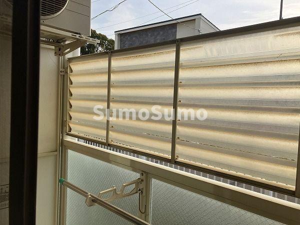 バルコニー　陽当たり良好なバルコニーです