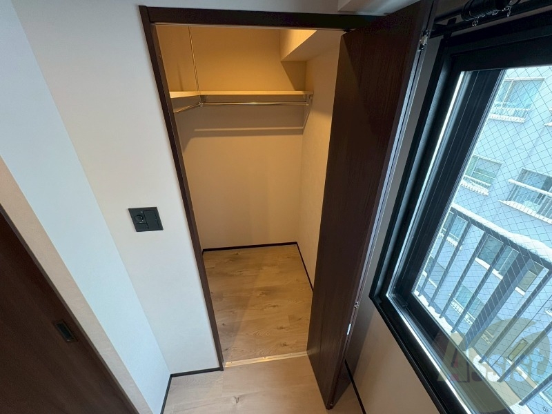 収納　洋室にはクローゼットがあるのですっきり片付きそうです。