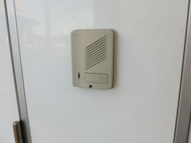 セキュリティ　訪問者をお知らせしてくれるインターホン付きです