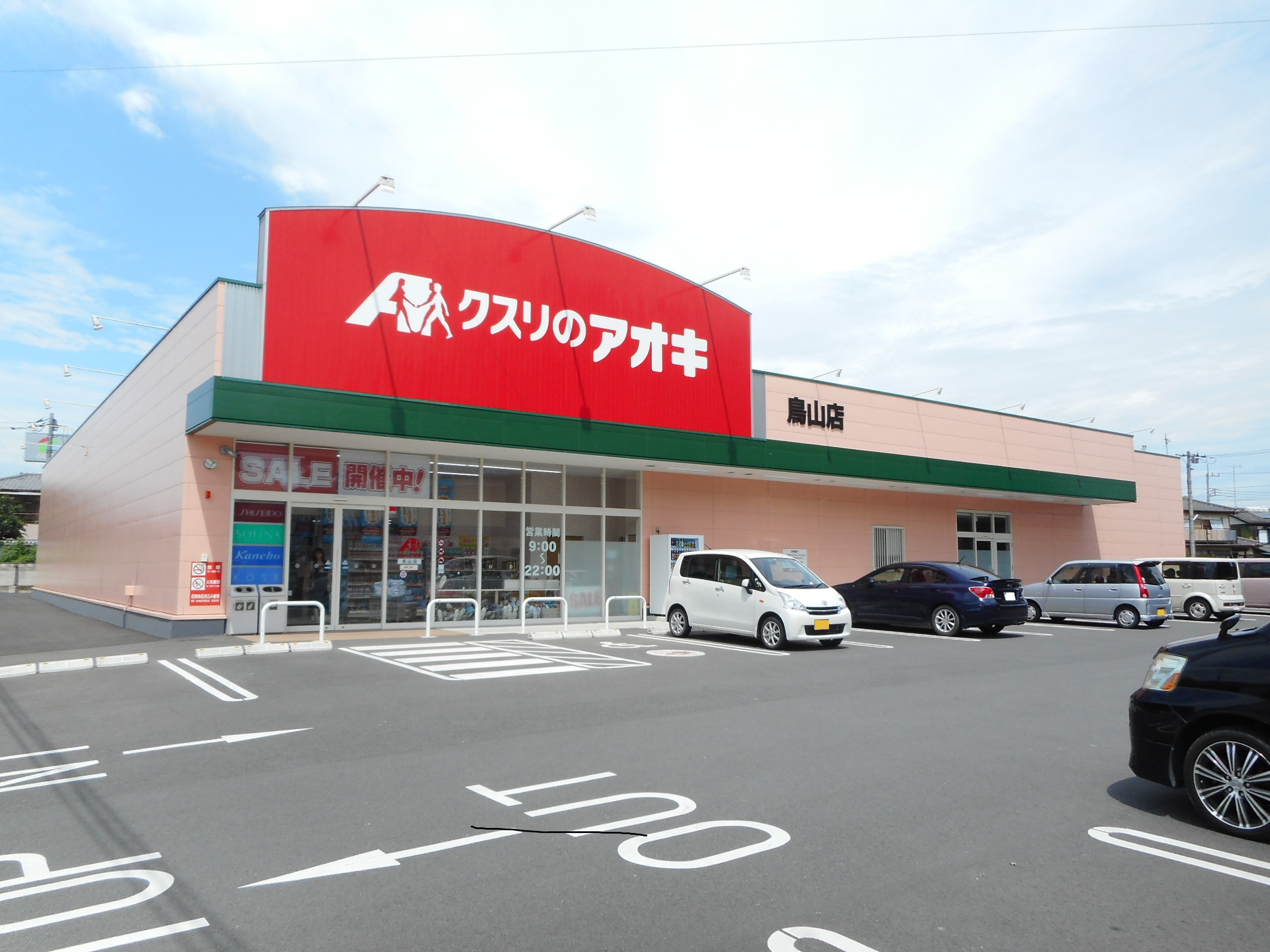 ドラックストア　クスリのアオキ鳥山店（ドラッグストア）まで321m