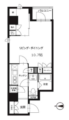 レックスガーデン神楽坂北町の間取り写真