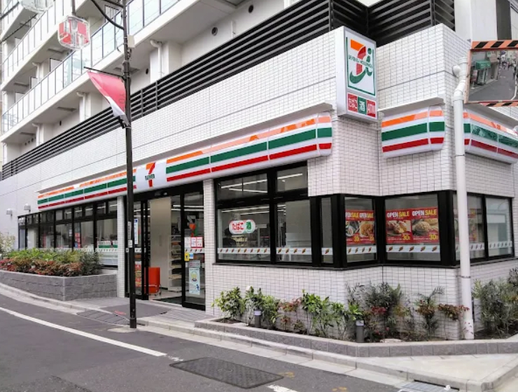 コンビニ　セブンイレブン新宿中井駅前通り店（コンビニ）まで347m