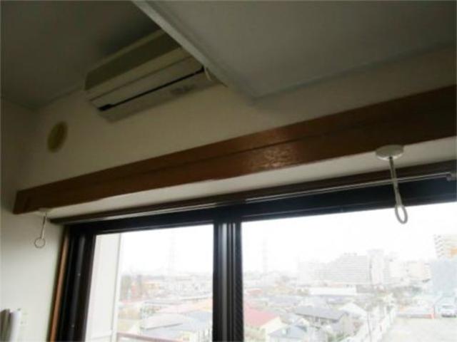 眺望　室内物干し