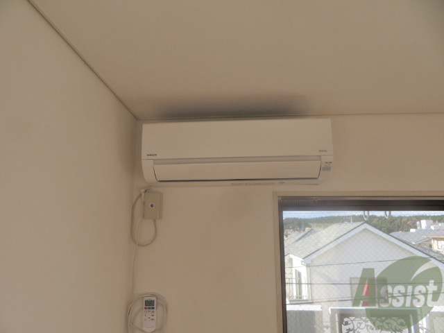 その他設備　エアコンが付いていますので寒暖対策もばっちり。