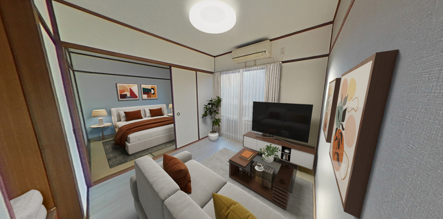 居室・リビング　家具はＣＧです