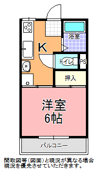 京コーポＡ・Ｂ・Ｃ棟の間取り