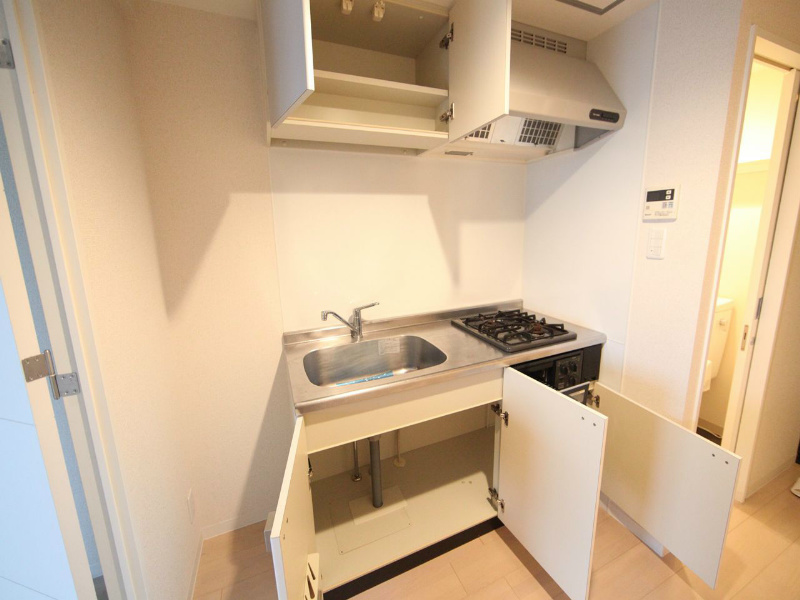 キッチン　システムキッチン（ガス2口コンログリル付）