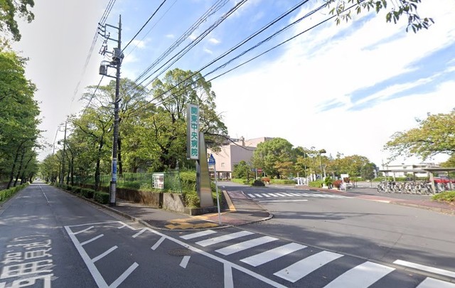 病院　公立学校共済組合 関東中央病院（病院）まで1504m