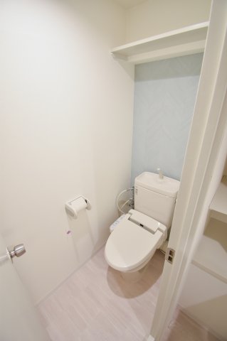 トイレ　清潔感があるトイレです。入るとホッとする、そんな空間。