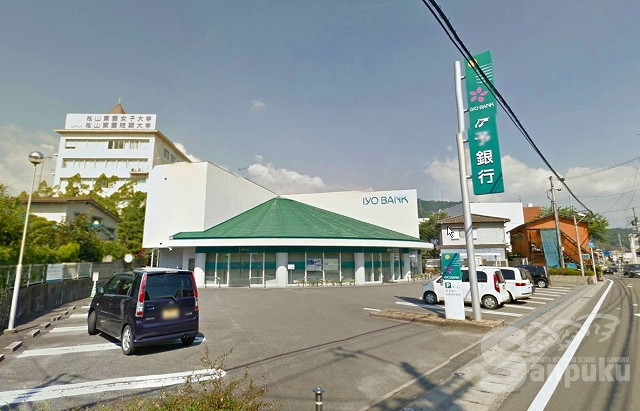 銀行　伊予銀行桑原支店（銀行）まで662m