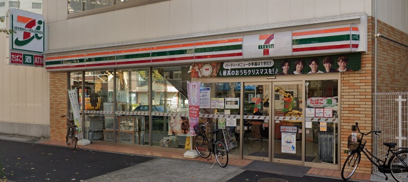 コンビニ　セブンイレブン 大阪中崎町店（コンビニ）まで360m