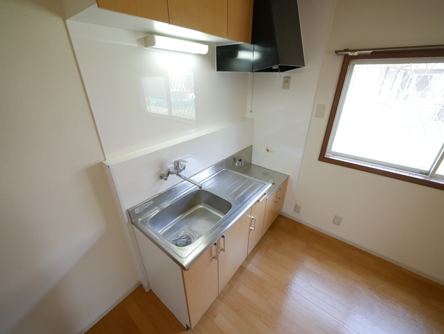 キッチン　★２口コンロ設置可能なシンクの大きいキッチンです★