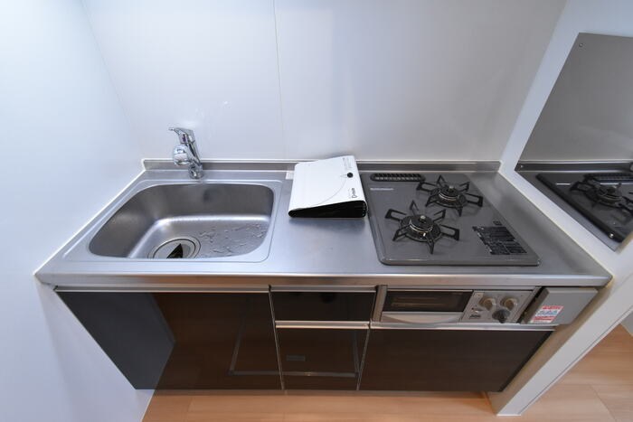 キッチン　ガスコンロ付きで購入不要です！！