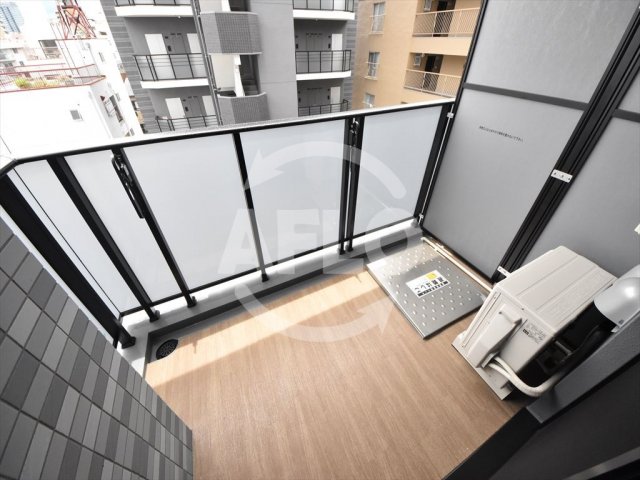 バルコニー　レジュールアッシュ桜宮リバーコート　バルコニー