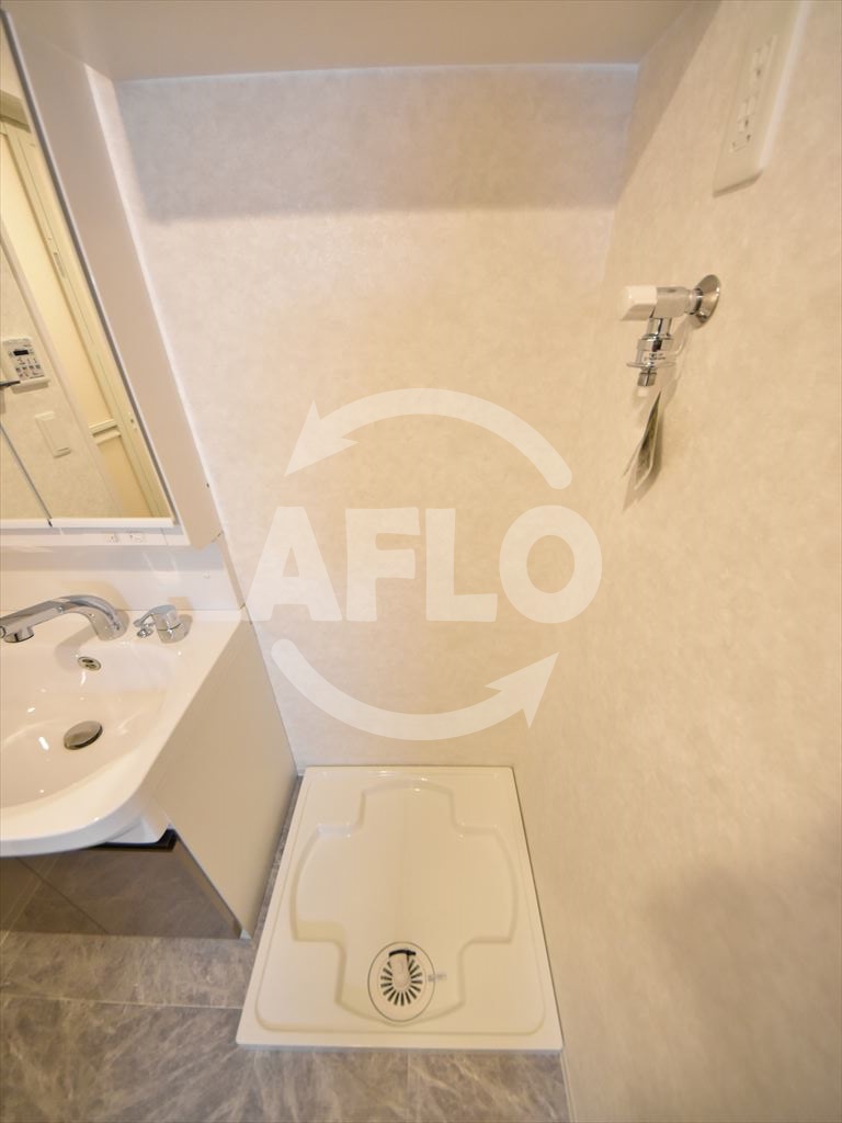 その他設備　レジュールアッシュ桜宮リバーコート　洗濯機置き場