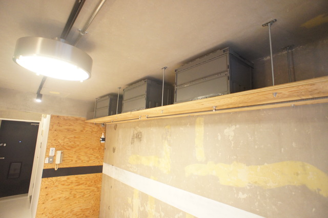 収納　上部収納あります。