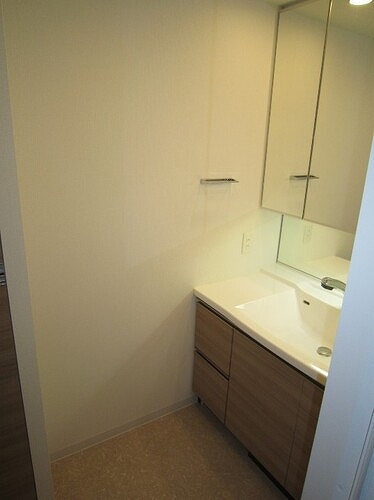 洗面設備　洗面化粧台　※前回募集時／２０２３年２月の写真