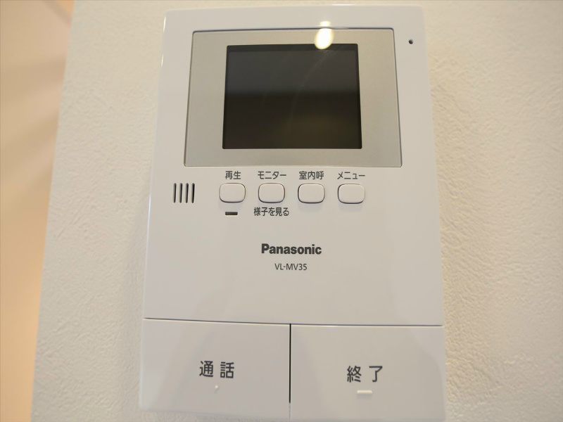 セキュリティ　ＴＶモニター付インターホン　イメージ画像
