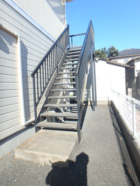 エントランス　二階への階段！