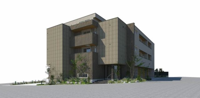 建物外観　完成パース