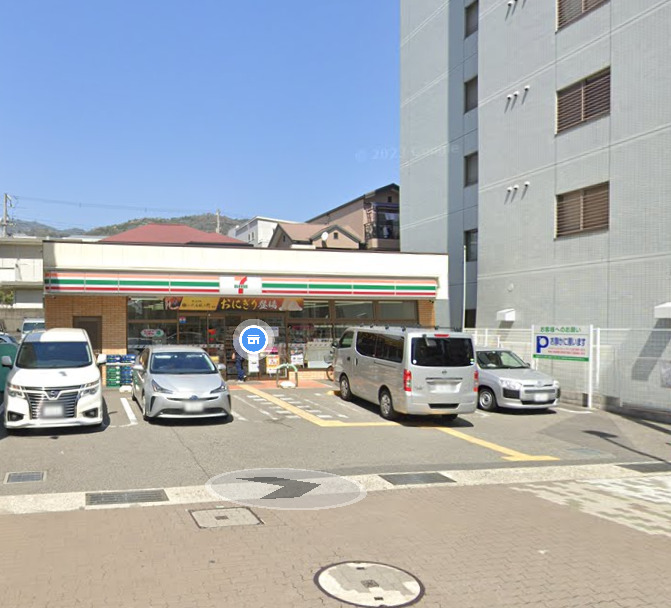コンビニ　セブンイレブン 神戸田中町4丁目店（コンビニ）まで324m