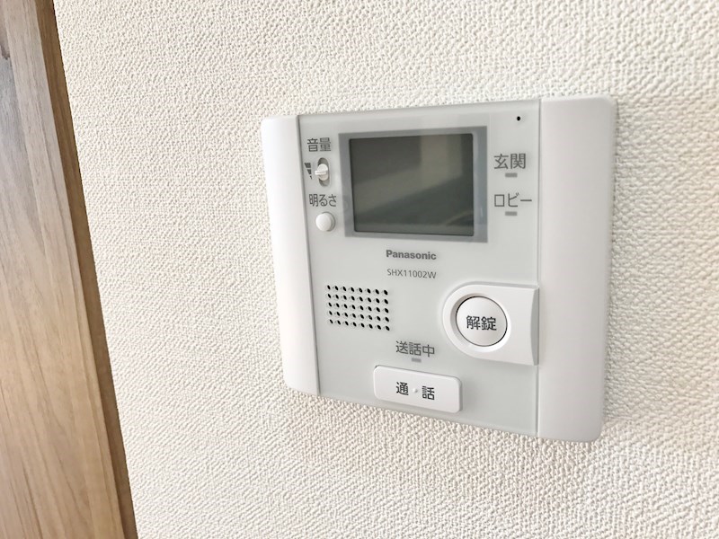 セキュリティ　セキュリティ面も設備あり！ＴＶモニタ付インターホンです♪