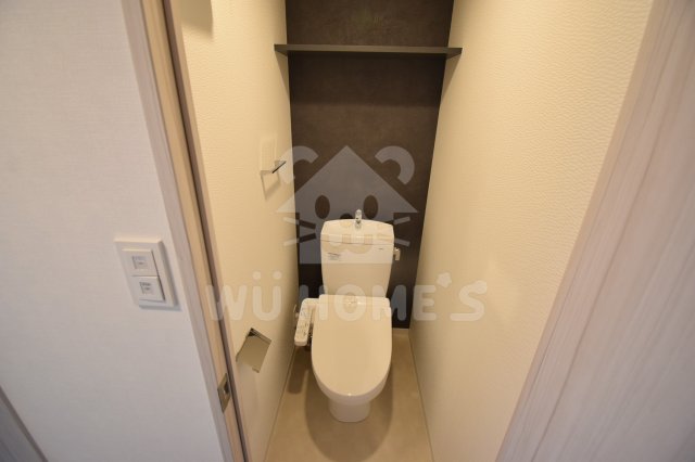 トイレ　ゆったりとした空間のトイレです