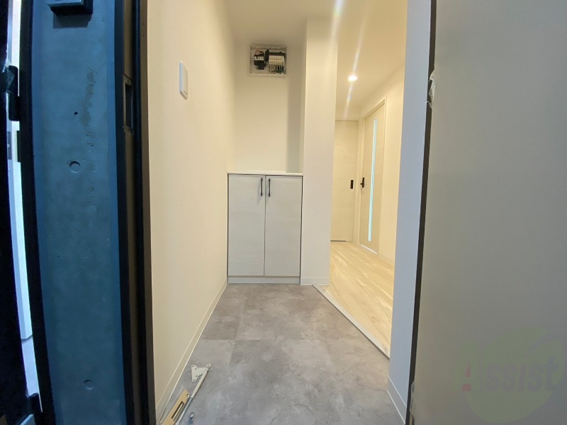 玄関　玄関にはシューズボックスもあり便利です！