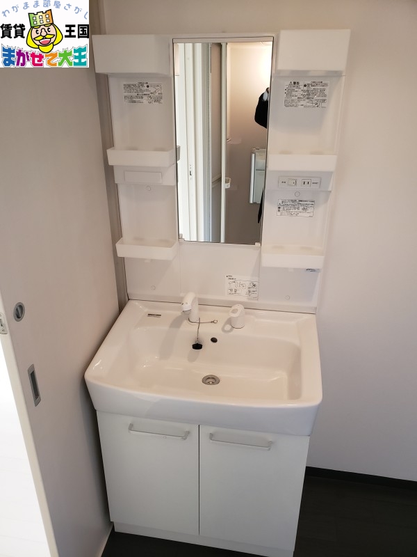 洗面設備　別タイプの部屋です