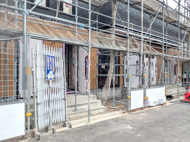 エントランス　建築中